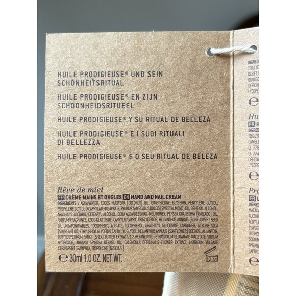 Nuxe Prodigieuse Kit 30ml Milk + 10ml Huile + 10ml Gold + 30ml Hand Cream Gift - Picture 6 of 8